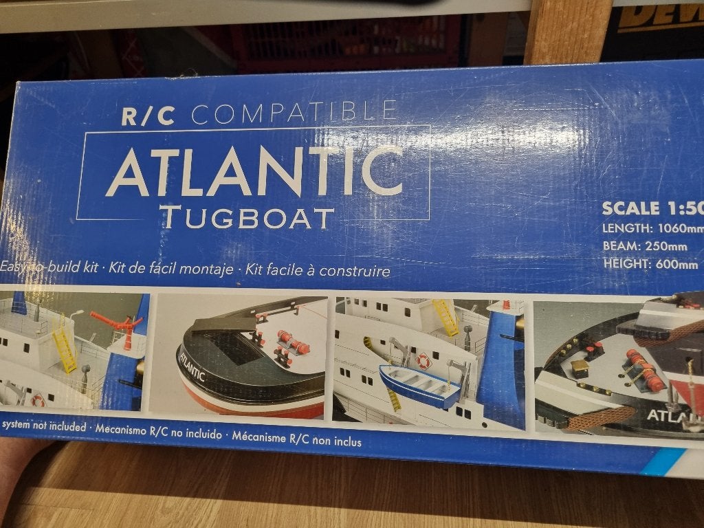 Atlantic Tugboat, Ophalen, Zo goed als nieuw, 1:32 tot 1:50, Overige merken