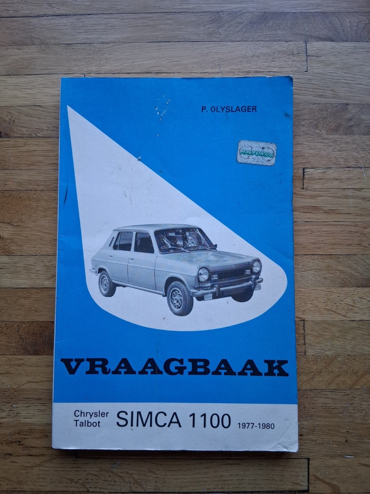 vraagbaak simca 1100 1977/1980 chrysler talbot 1ste druk, Ophalen of Verzenden