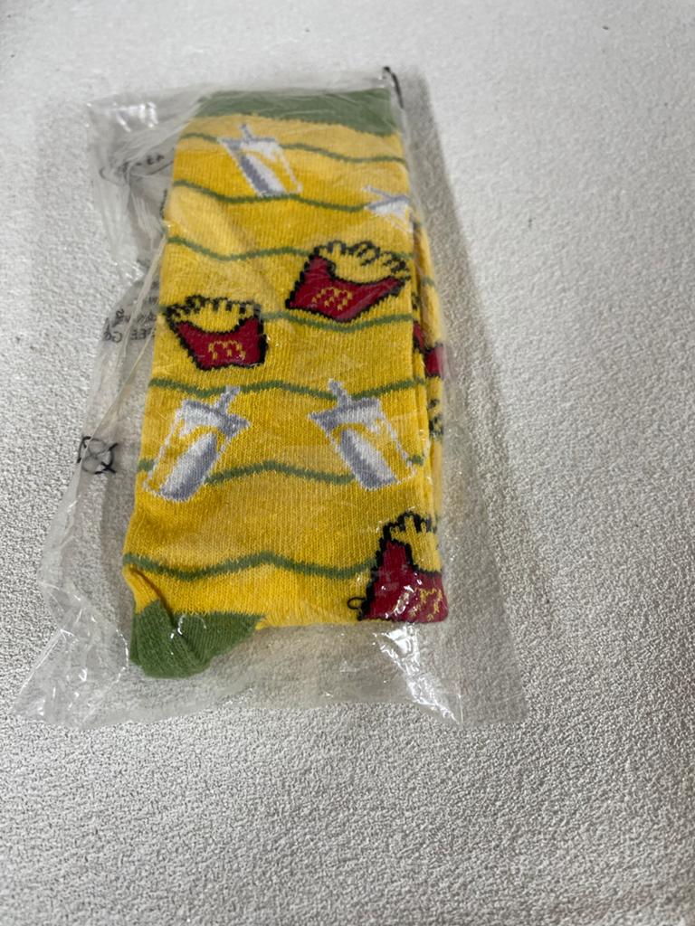 McDonald's Sokken - Nieuw in Verpakking mt 43-46, Kleding | Dames, Sokken en Kniesokken, Geel, Nieuw, Overige maten