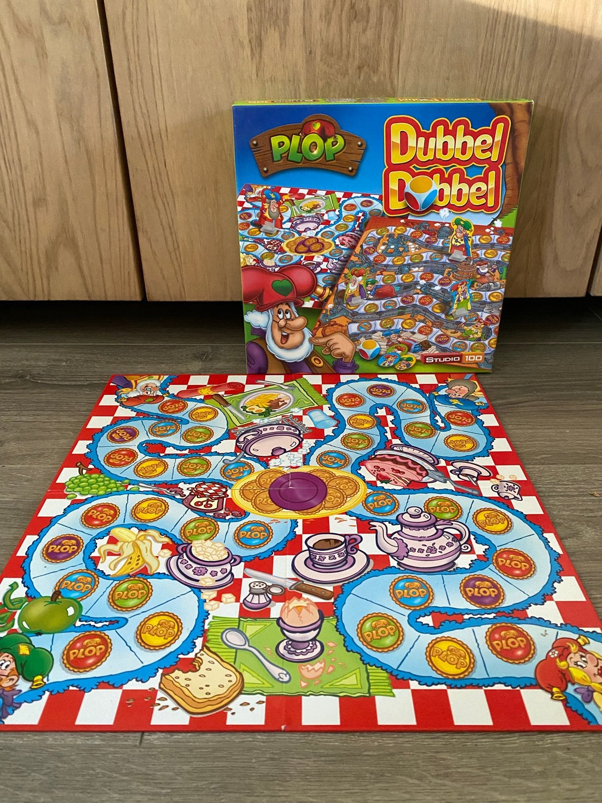 Plop Dubbel Dobbel Spel - Studio 100, Drie of vier spelers, Ophalen of Verzenden, Gebruikt