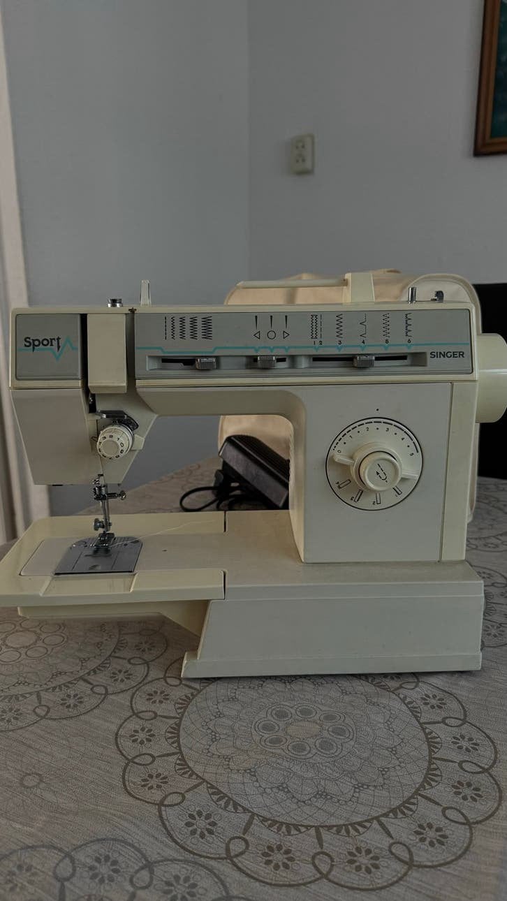 Singer Sport Naaimachine - Vintage Model 6212C, Ophalen of Verzenden, Gebruikt, Naaimachine, Singer