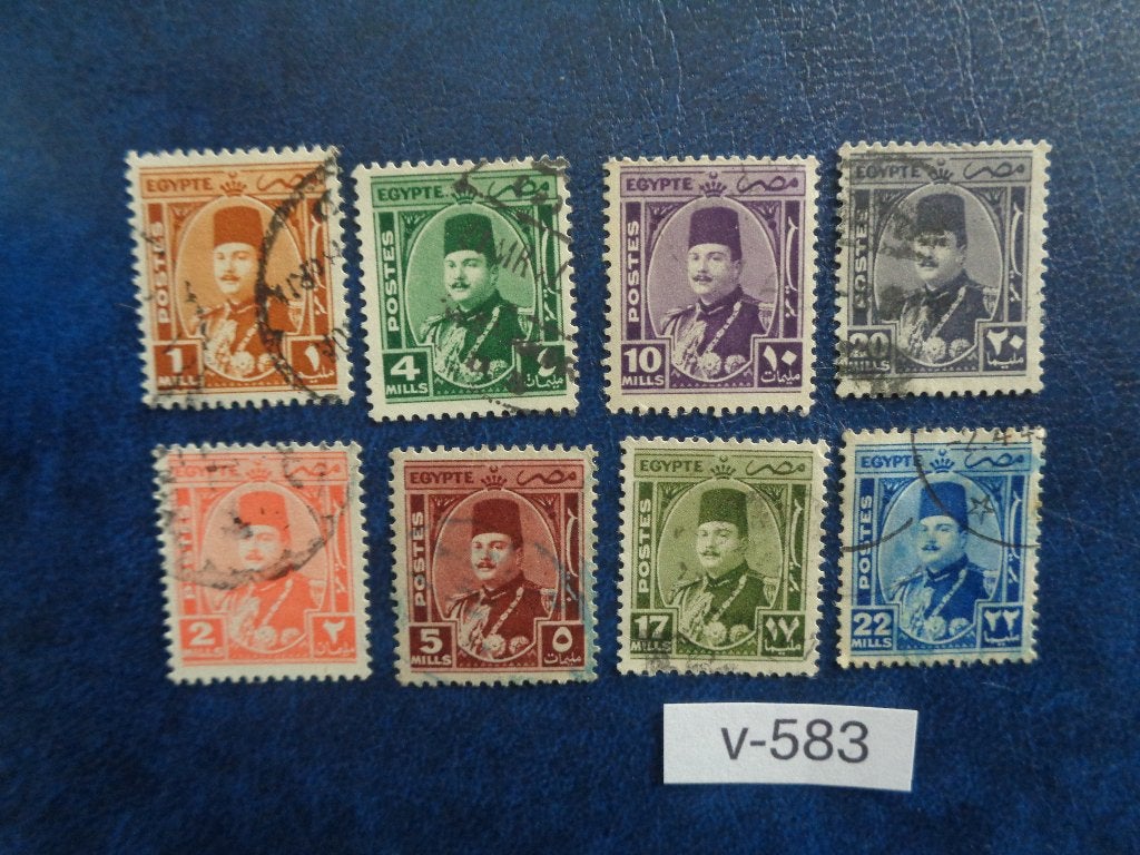 egypte - koning farouk 1944 (v-583), Ophalen of Verzenden, Egypte, Gestempeld
