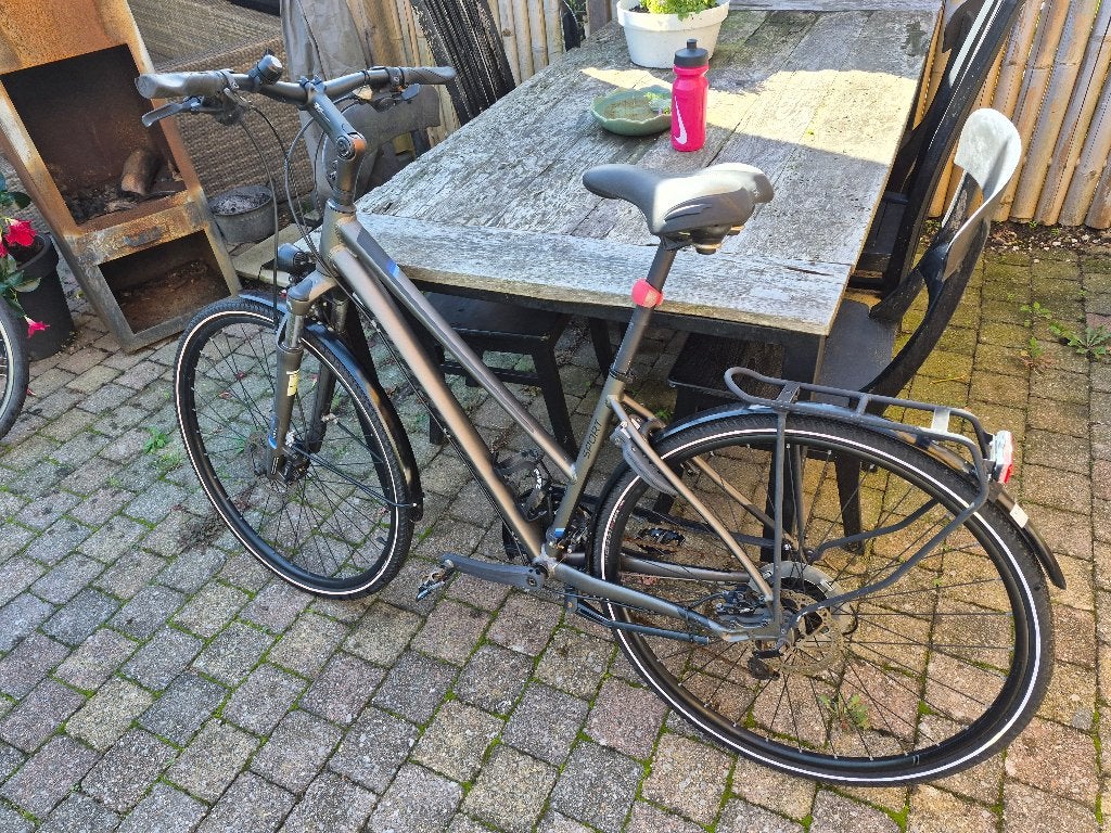Sportieve damesfiets, Fietsen en Brommers, Gebruikt, Versnellingen, 50 tot 53 cm, Schijfrem