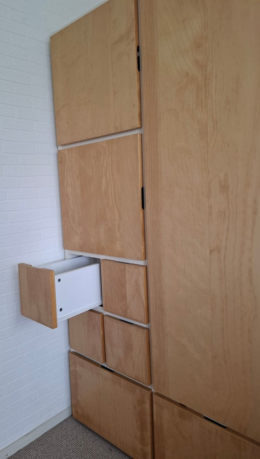 Kledingkast IKEA serie Besta 2.00x 1.10x 60 cm, 100 tot 150 cm, 100 tot 150 cm, Zo goed als nieuw, Overige houtsoorten