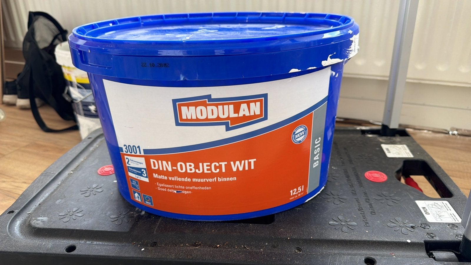 12,5 liter hornbach muurverf wit, Doe-het-zelf en Verbouw, Ophalen, Wit, Nieuw, Verf