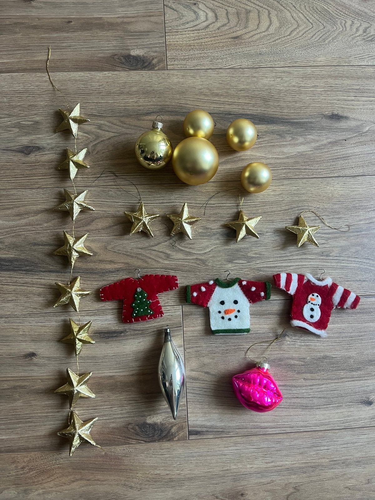 Gratis kerstballen en kerstversiering, Diversen, Ophalen, Gebruikt