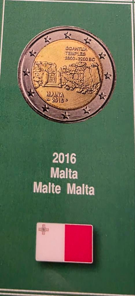 2 euro Malta 2016, Ophalen of Verzenden, Malta, 2 euro