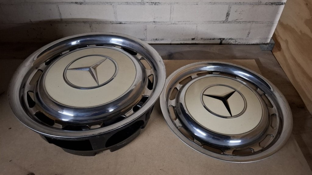 wieldoppen Mercedes-Benz 2 stuks, Ophalen of Verzenden, Gebruikt