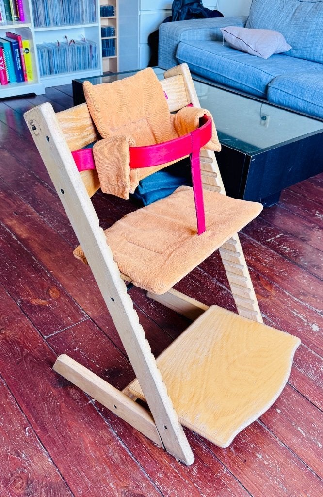 Stokke tripp trapp kinder(meegroei)stoel GERESERVEERD, Ophalen, Gebruikt, Meegroeistoel, Gordel(s)