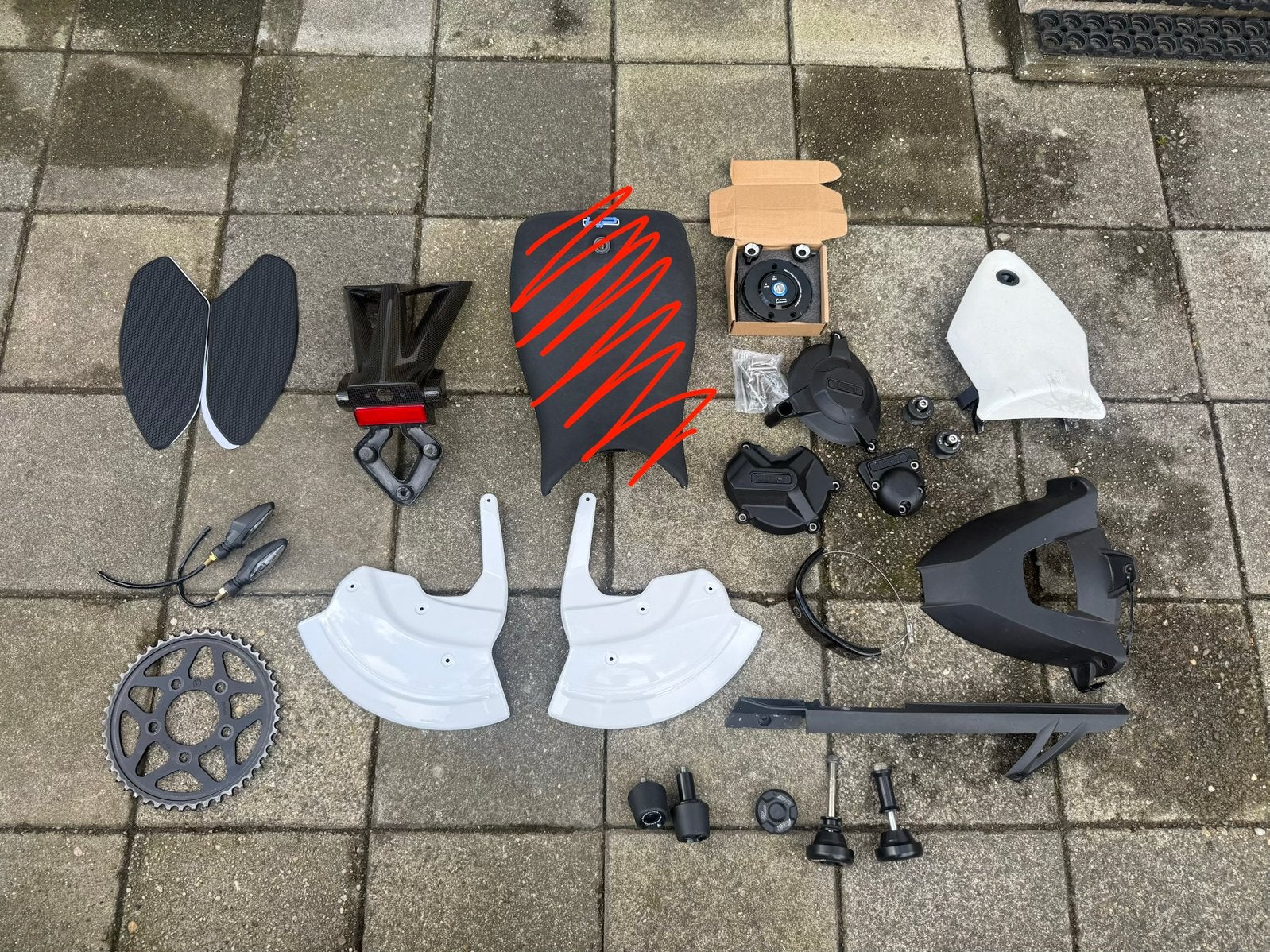 Diverse bmw s1000rr k46 k42 onderdelen, Motoren, Ophalen of Verzenden, Gebruikt
