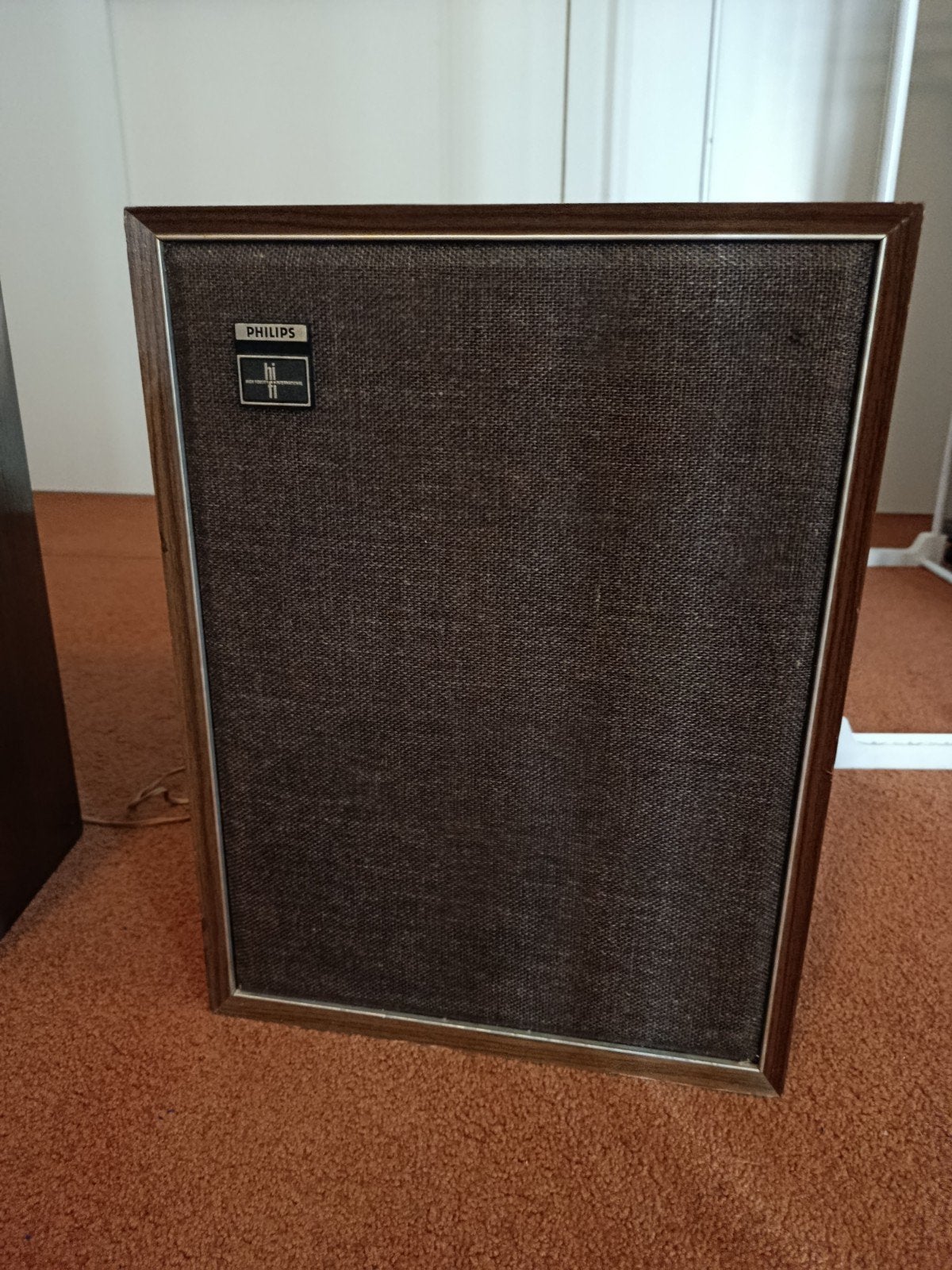 Philips 22AH456 luidsprekers vintage, Ophalen, Minder dan 60 watt, Front, Rear of Stereo speakers, Philips