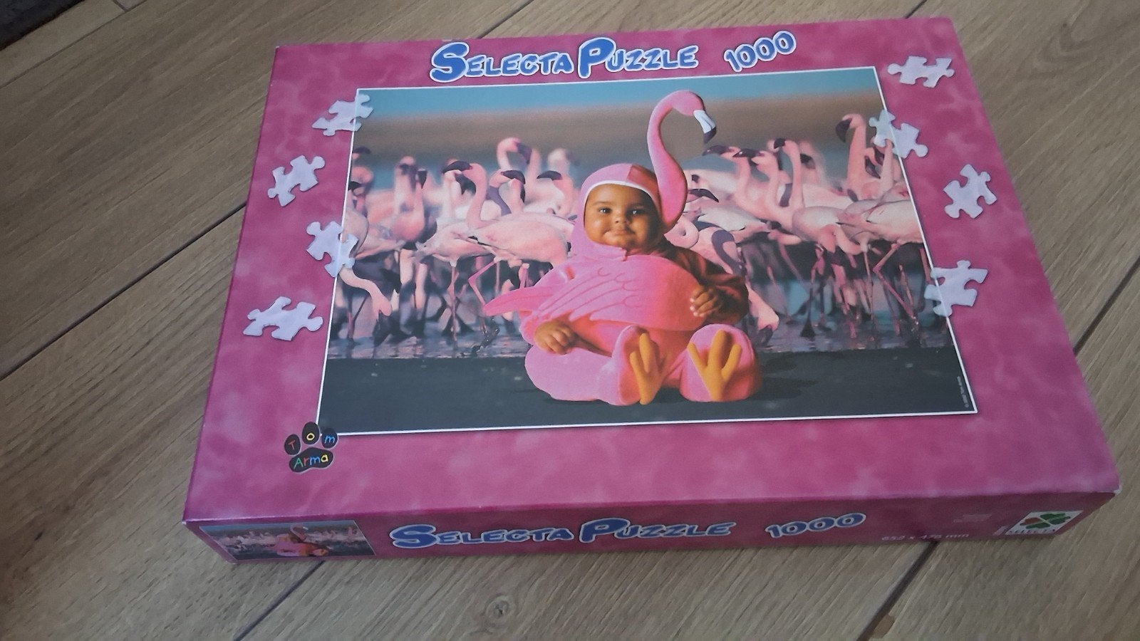 Selecta Legpuzzel 1000 stukjes - Baby Flamingo, Hobby en Vrije tijd, Denksport en Puzzels, Ophalen of Verzenden, 500 t/m 1500 stukjes