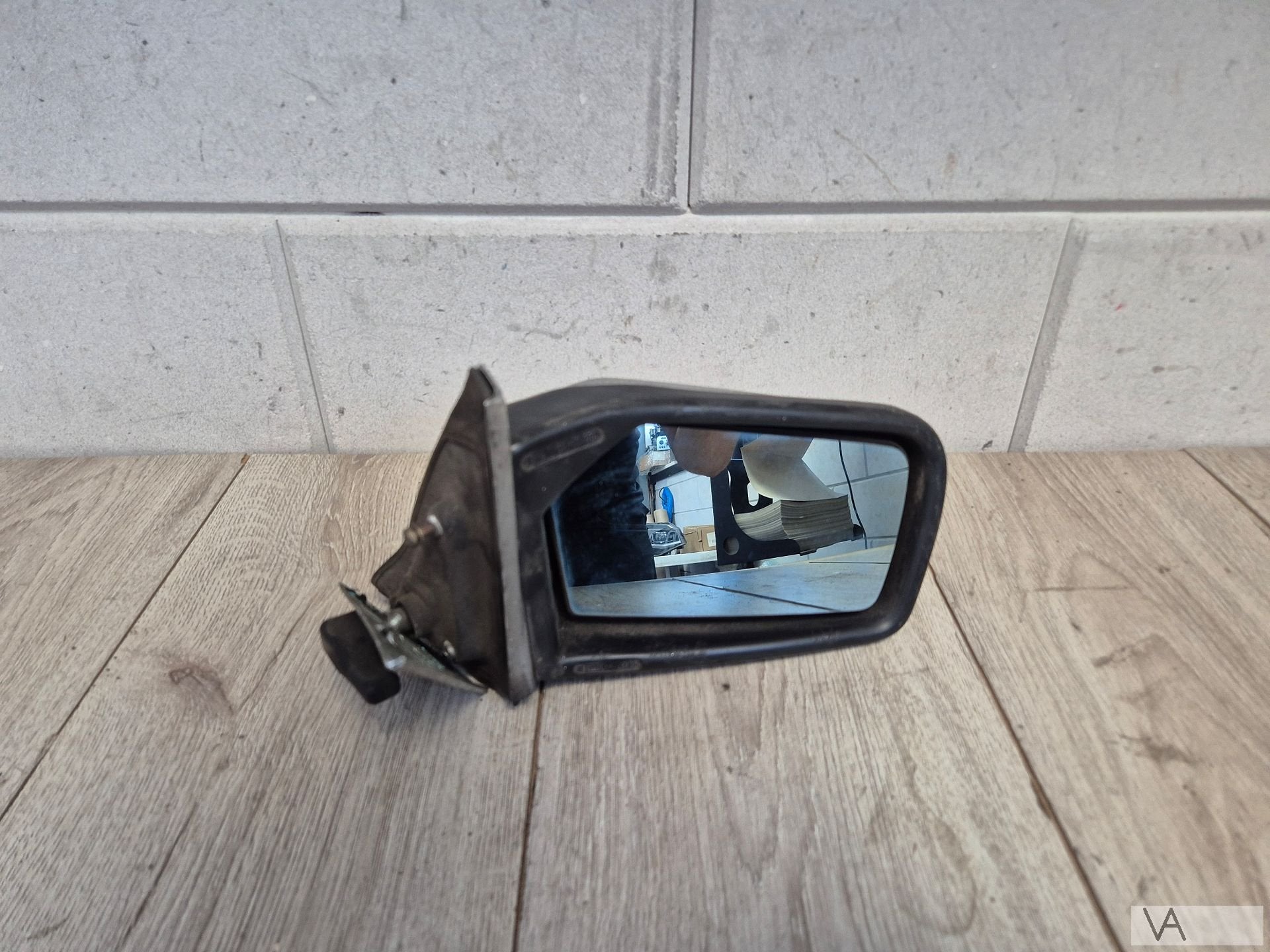 Spiegel rechts handmatig van Mercedes W123 1976 - 1985 €50, Auto-onderdelen, Spiegels, Gebruikt, -, Ophalen of Verzenden, -
