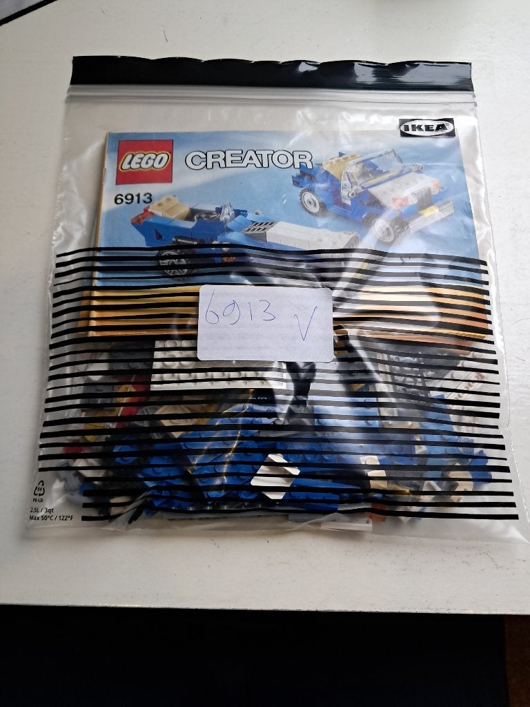 Lego Creator 6913 Blauwe Sportwagen 3-in-1 Set, Kinderen en Baby's, Gebruikt, Lego, Inclusief instructies, Ophalen of Verzenden