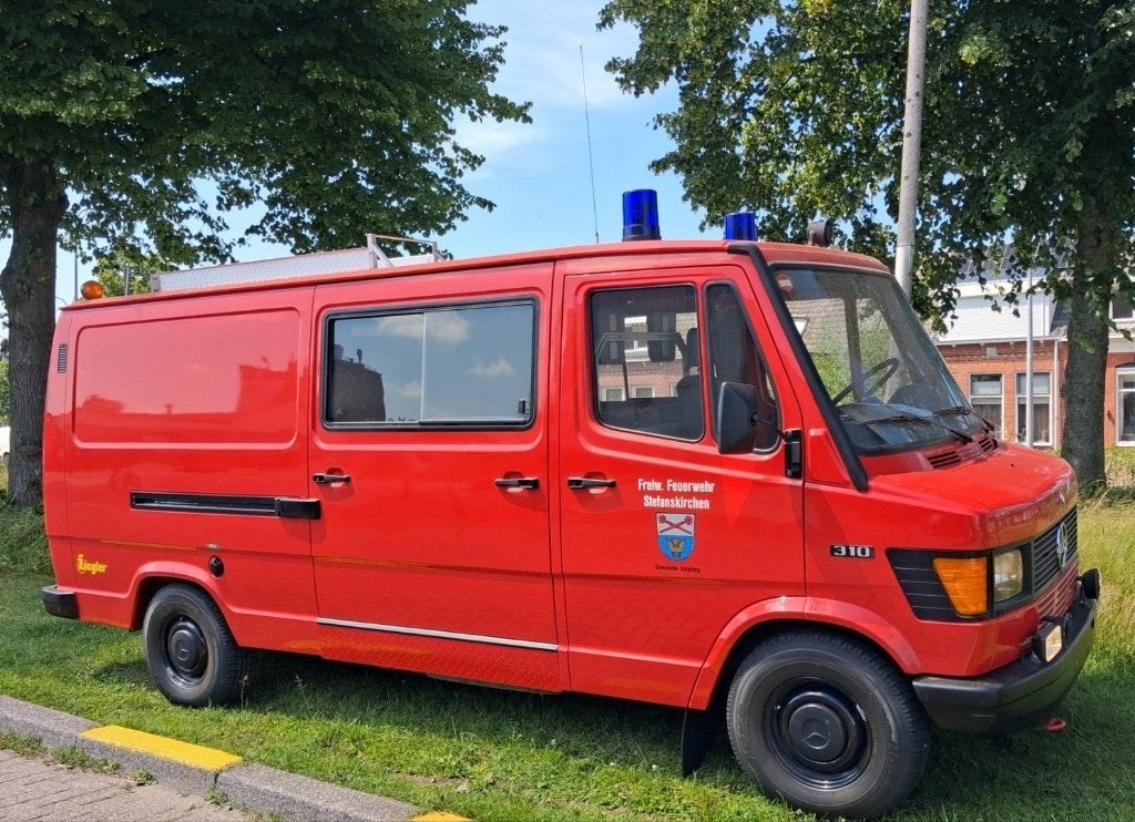 mercedes 310 BRANDWEER bus camper BELASTINGVRIJ 1986 1987, Mercedes-Benz, Bedrijf, Handgeschakeld, Grijs