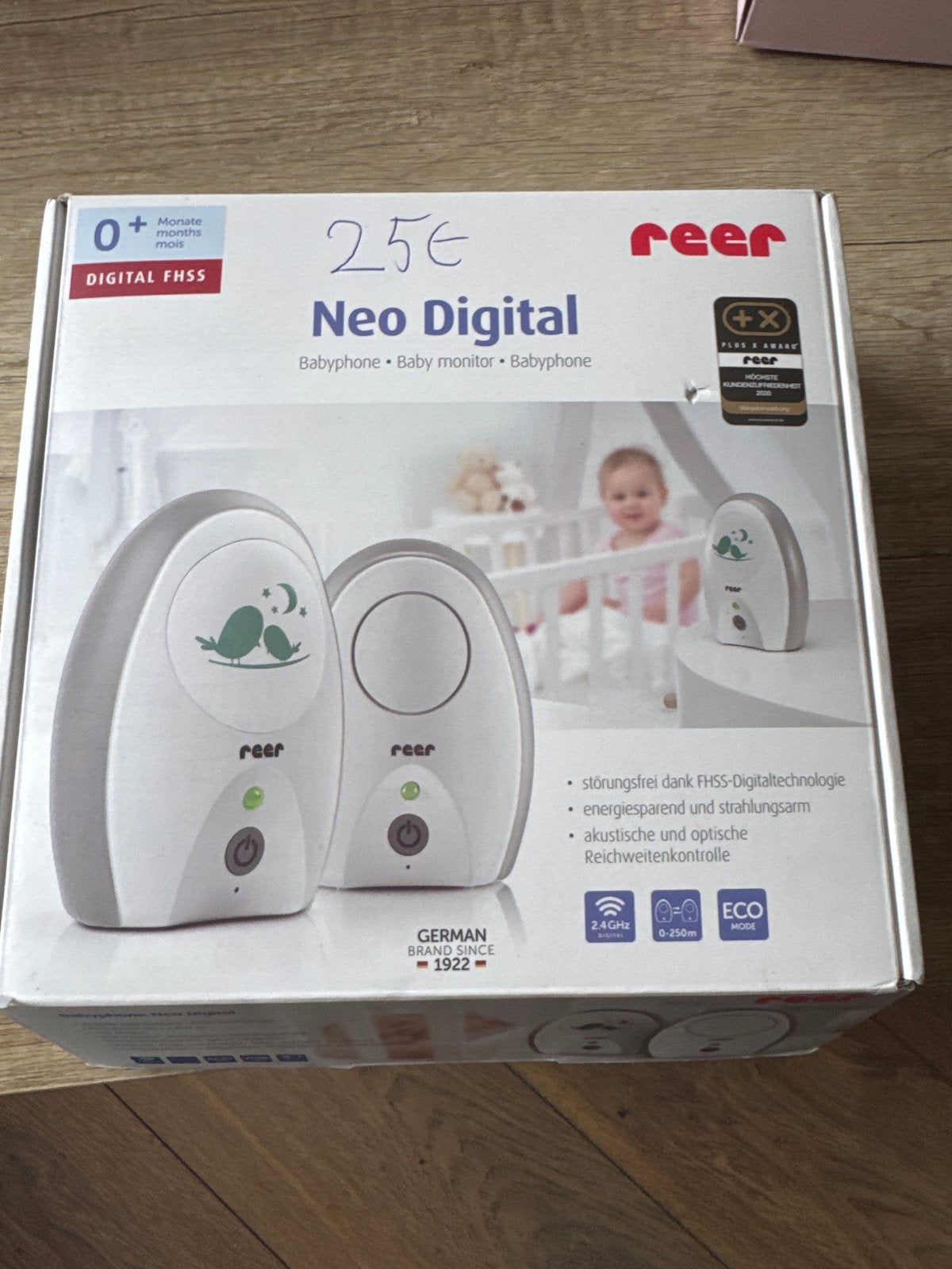 Reer Neo Digital Babyfoon - Zo goed als nieuw, Ophalen of Verzenden, Zo goed als nieuw, 250 meter of meer, Digitaal