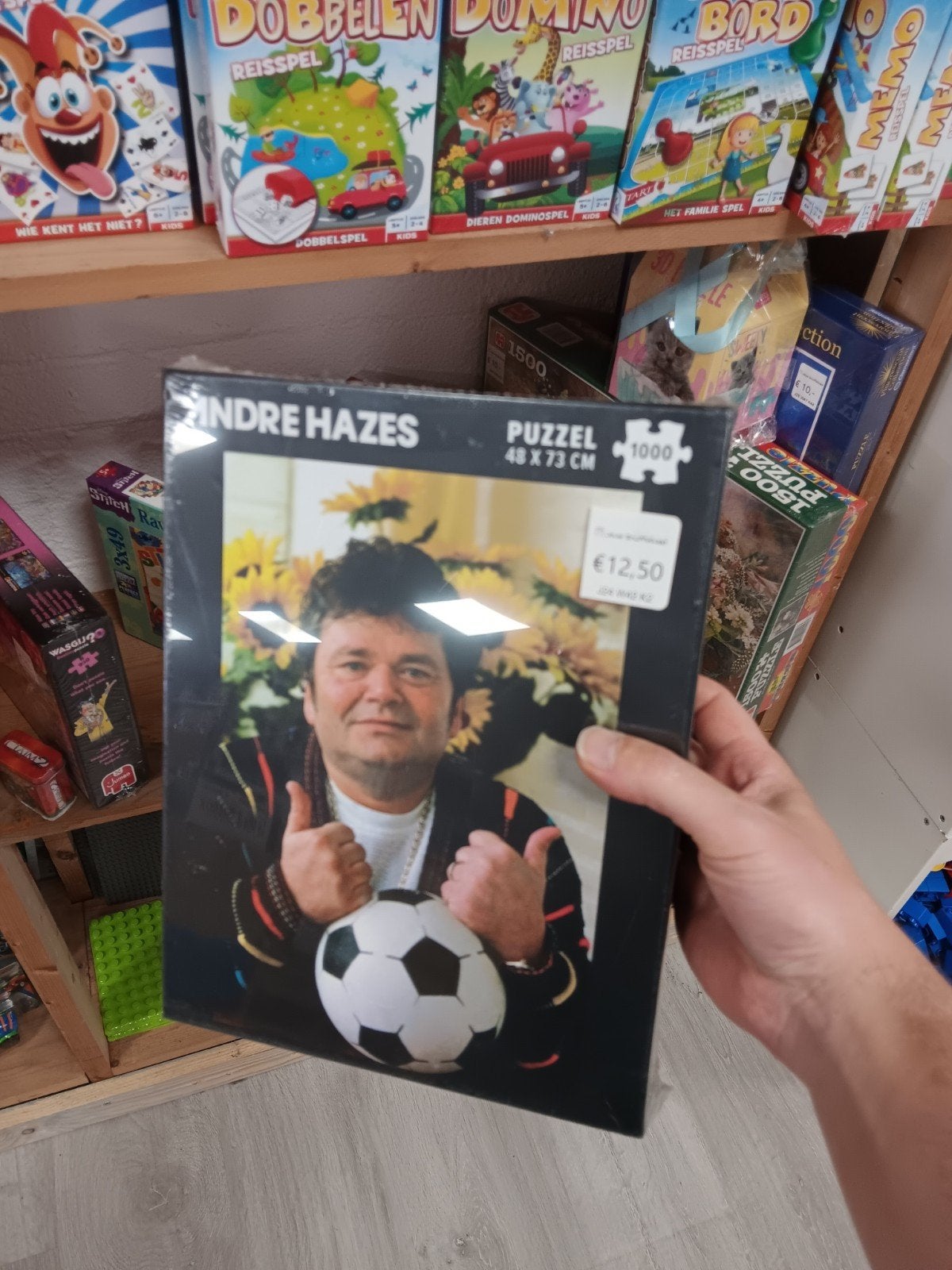 André Hazes Puzzel 1000 stukjes - Nieuw in verpakking, Ophalen of Verzenden, 500 t/m 1500 stukjes, Nieuw, Legpuzzel
