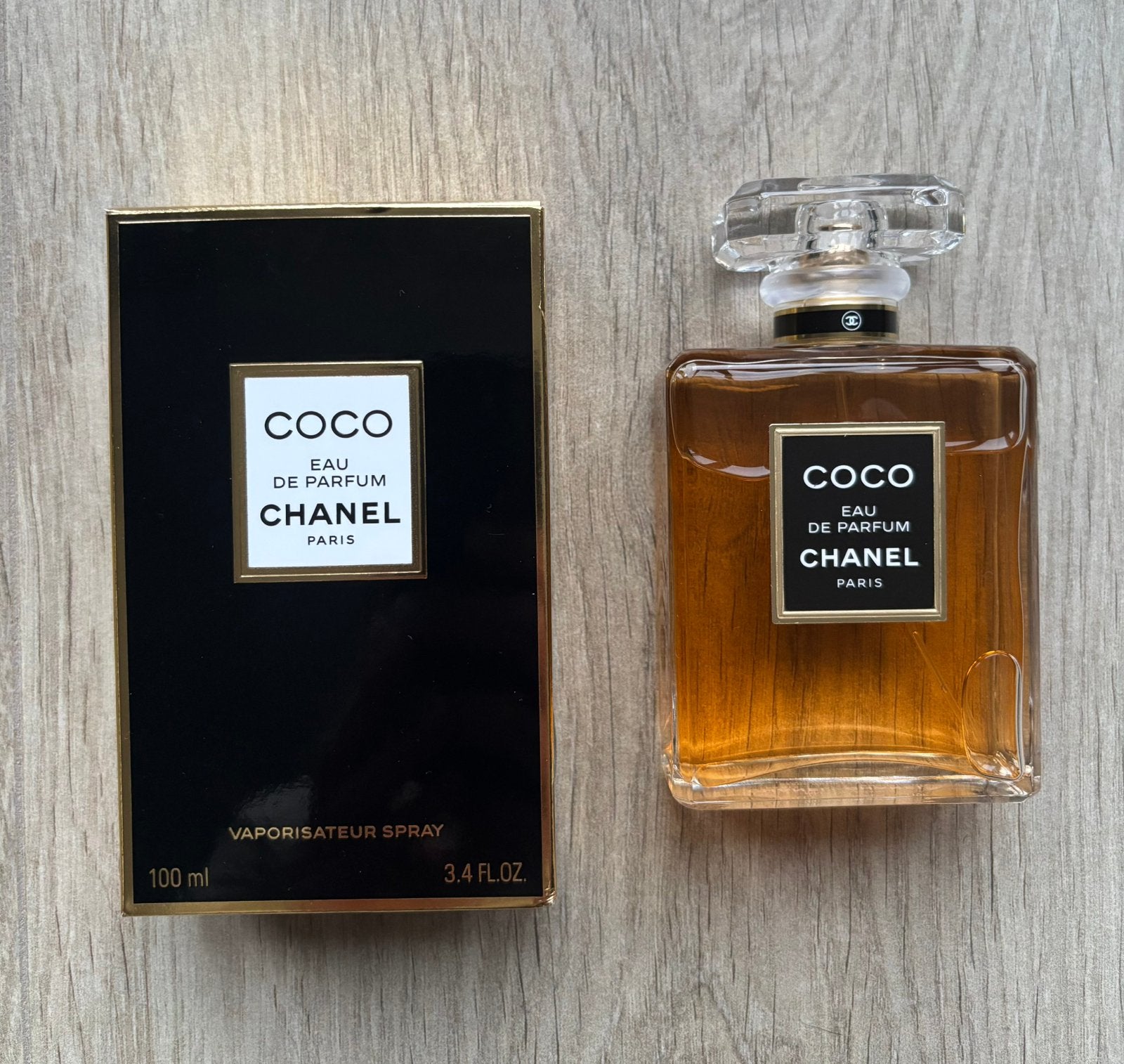Coco Chanel Eau De Parfum 100 ml, Ophalen, Zo goed als nieuw, Parfumfles