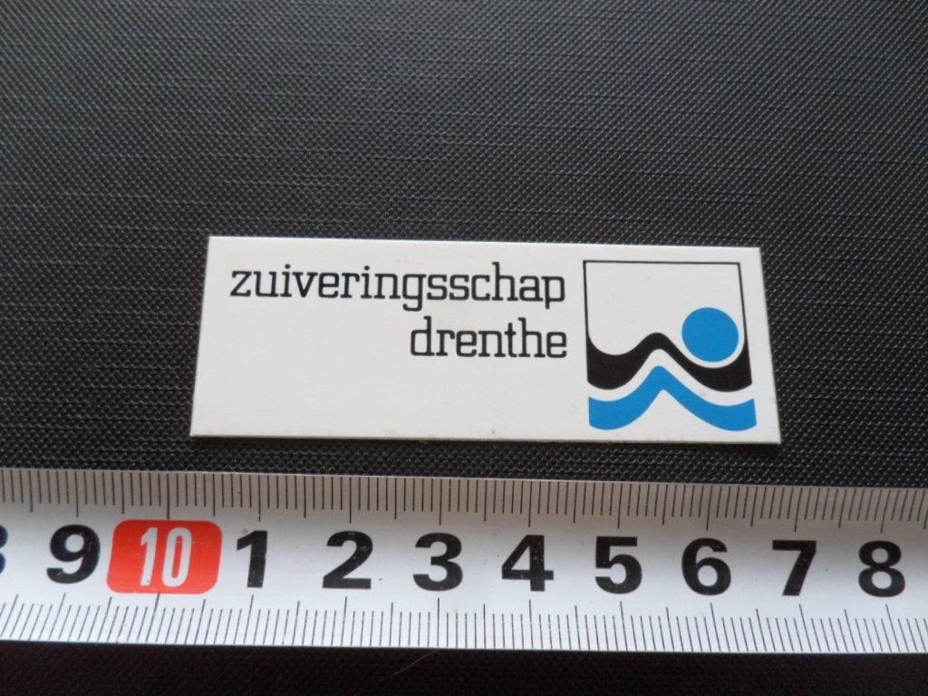 sticker Zuiveringsschap Drenthe, Verzamelen, Stickers, Zo goed als nieuw, Ophalen