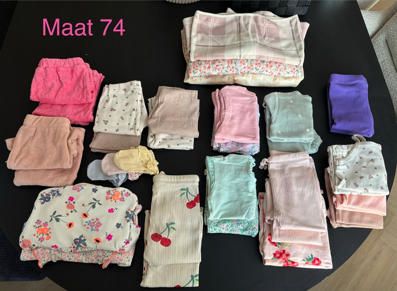 Tas vol meisjes kleding maat 74-80, Kinderen en Baby's, Ophalen, Zo goed als nieuw, Meisje, Nacht- of Onderkleding