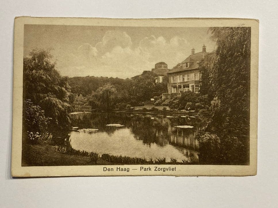 Oude ansichtkaart Den Haag - Park Zorgvliet (1932), Verzenden, 1920 tot 1940, Gelopen, Zuid-Holland