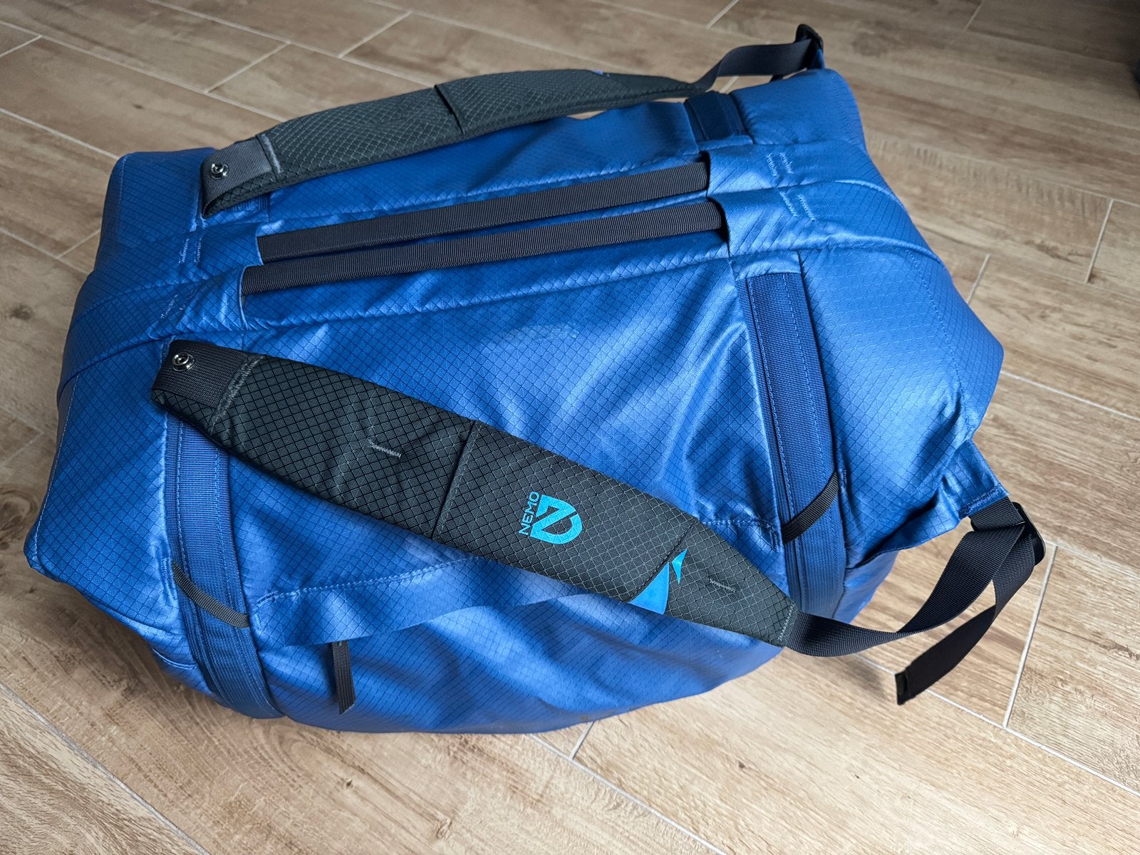 NEMO Duffel reis-rugtas, 40 tot 60 cm, 30 cm of meer, Blauw, Ophalen of Verzenden