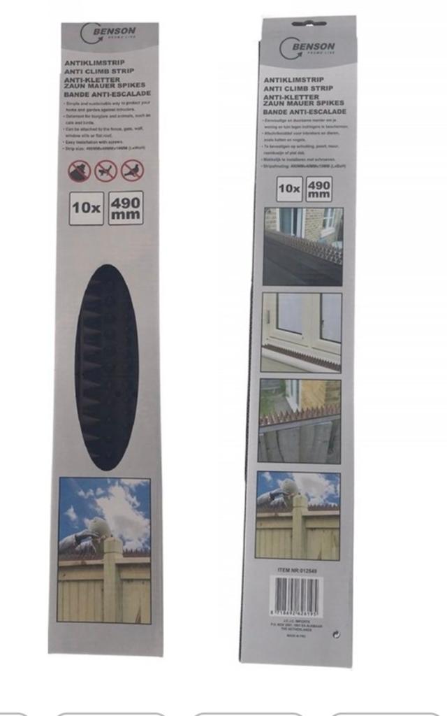 Anti Klim Strips (katten/vogels), Kunststof, Minder dan 80 cm, Binnendeur, Minder dan 200 cm