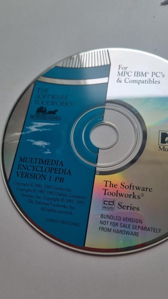 The Software Toolworks Multimedia Encyclopedia CD-ROM, Computers en Software, Besturingssoftware, Gebruikt, Windows, Verzenden