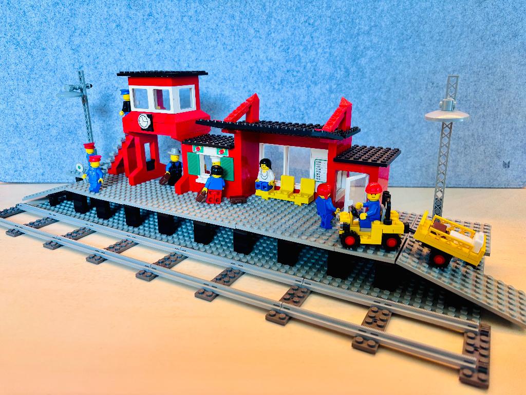 LEGO 7824 Railway Station, Gebruikt, Overige thema's, Compleet, Lego