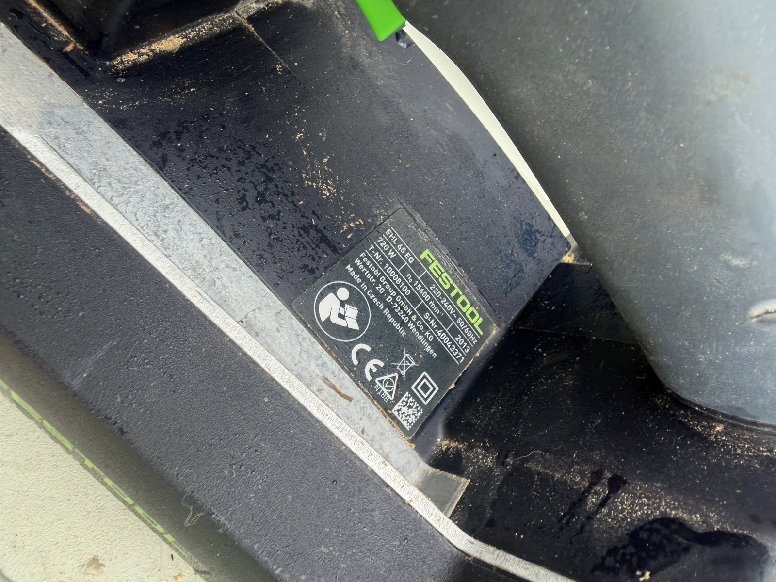 Festool EHL 65 EQ Plus schaafmachine in Systainer, Ophalen, Gebruikt, Elektrisch