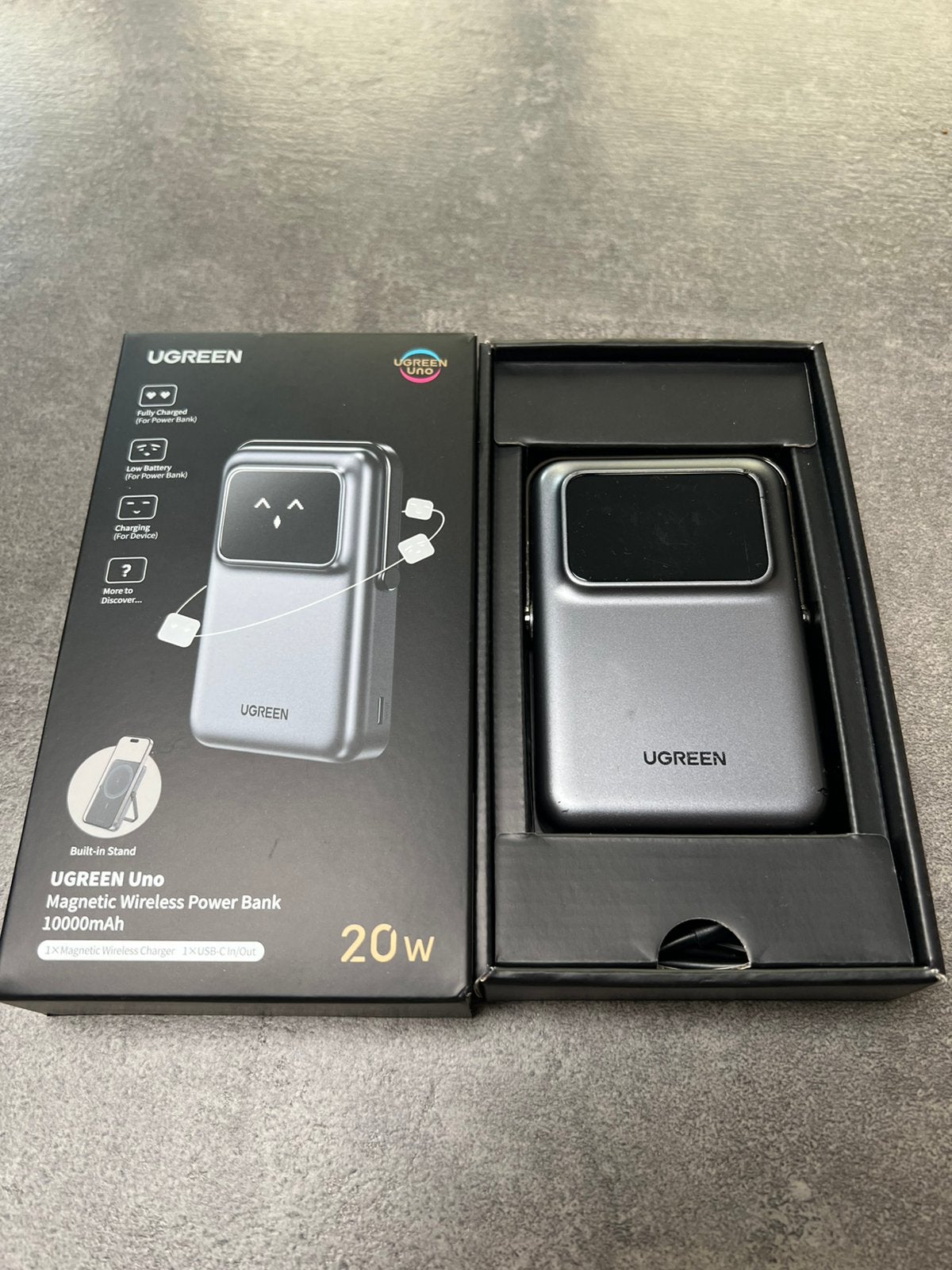 Ugreen Uno Magnetische Powerbank 10000mAh, Ophalen of Verzenden, Zo goed als nieuw