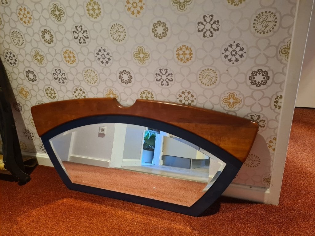 Wand Spiegel met geslepen glas, Ophalen, Gebruikt, 100 tot 125 cm, Minder dan 100 cm