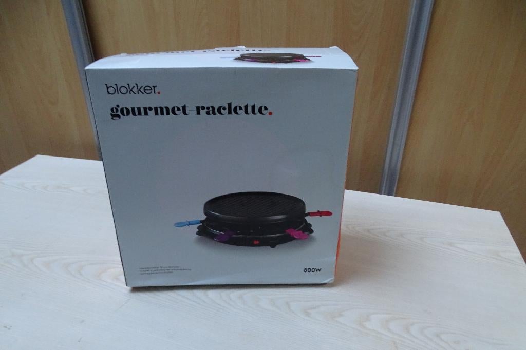 Gourmet Raclette  Blokker, Ophalen of Verzenden, Zo goed als nieuw, 4 t/m 7 personen