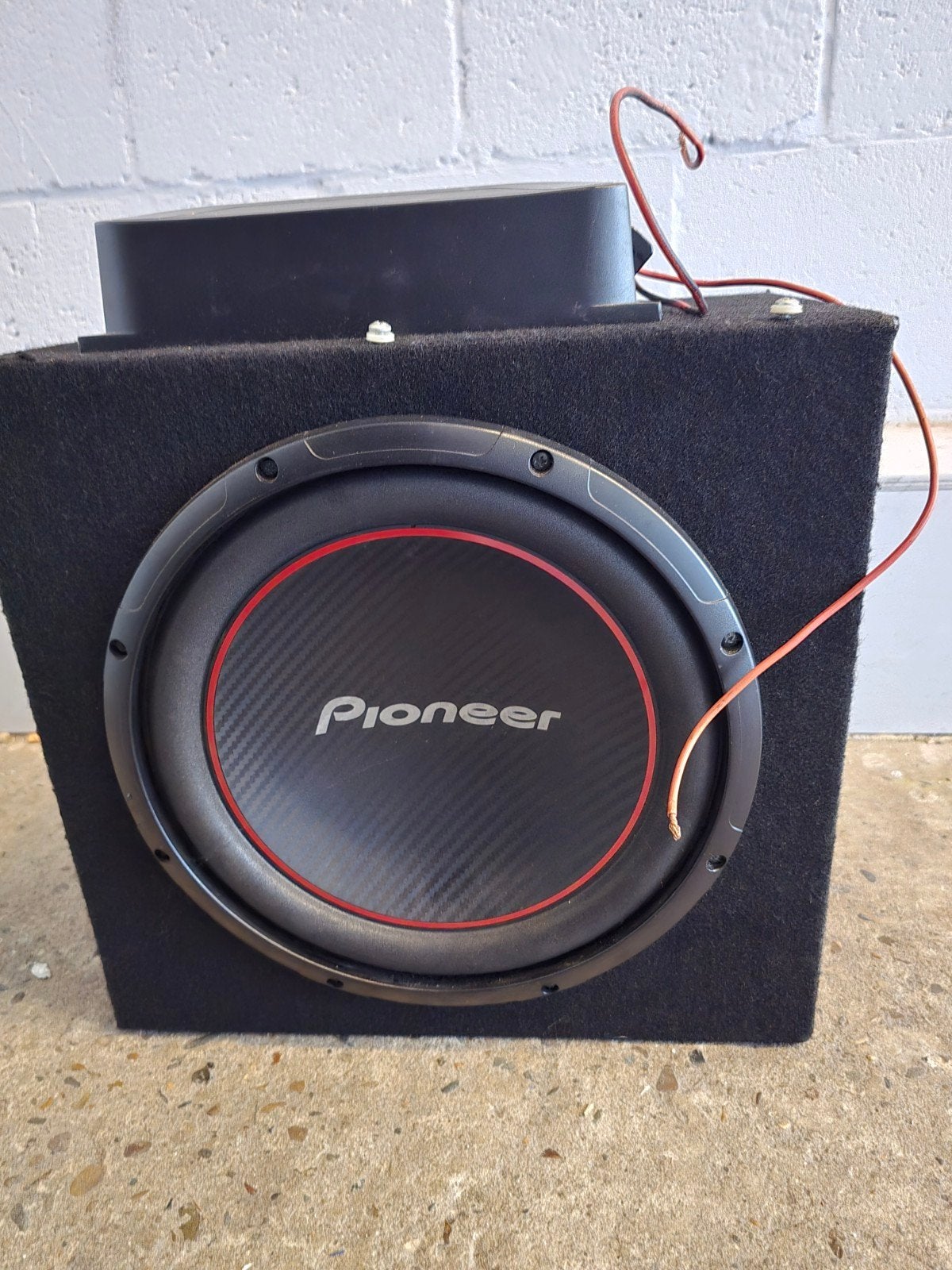 Pioneer TS -W304R subwoofer met Pioneer GM-D8604 versterker, Auto diversen, Autospeakers, Ophalen, Gebruikt