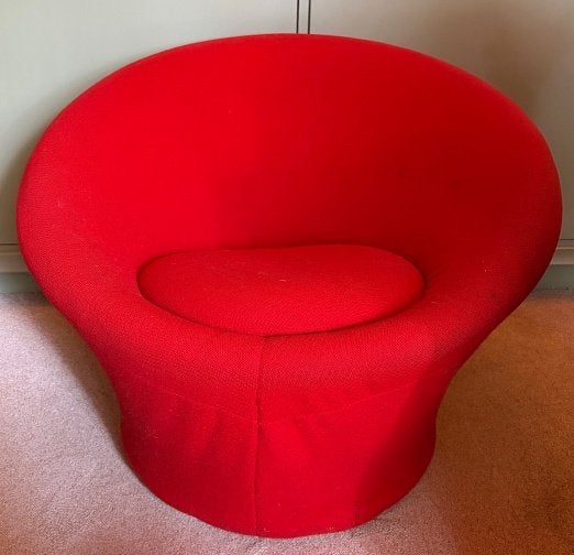 Artifort Champignon Designstoel jaren 70 (B), Huis en Inrichting, Fauteuils, Ophalen, Gebruikt, 75 tot 100 cm, Stof