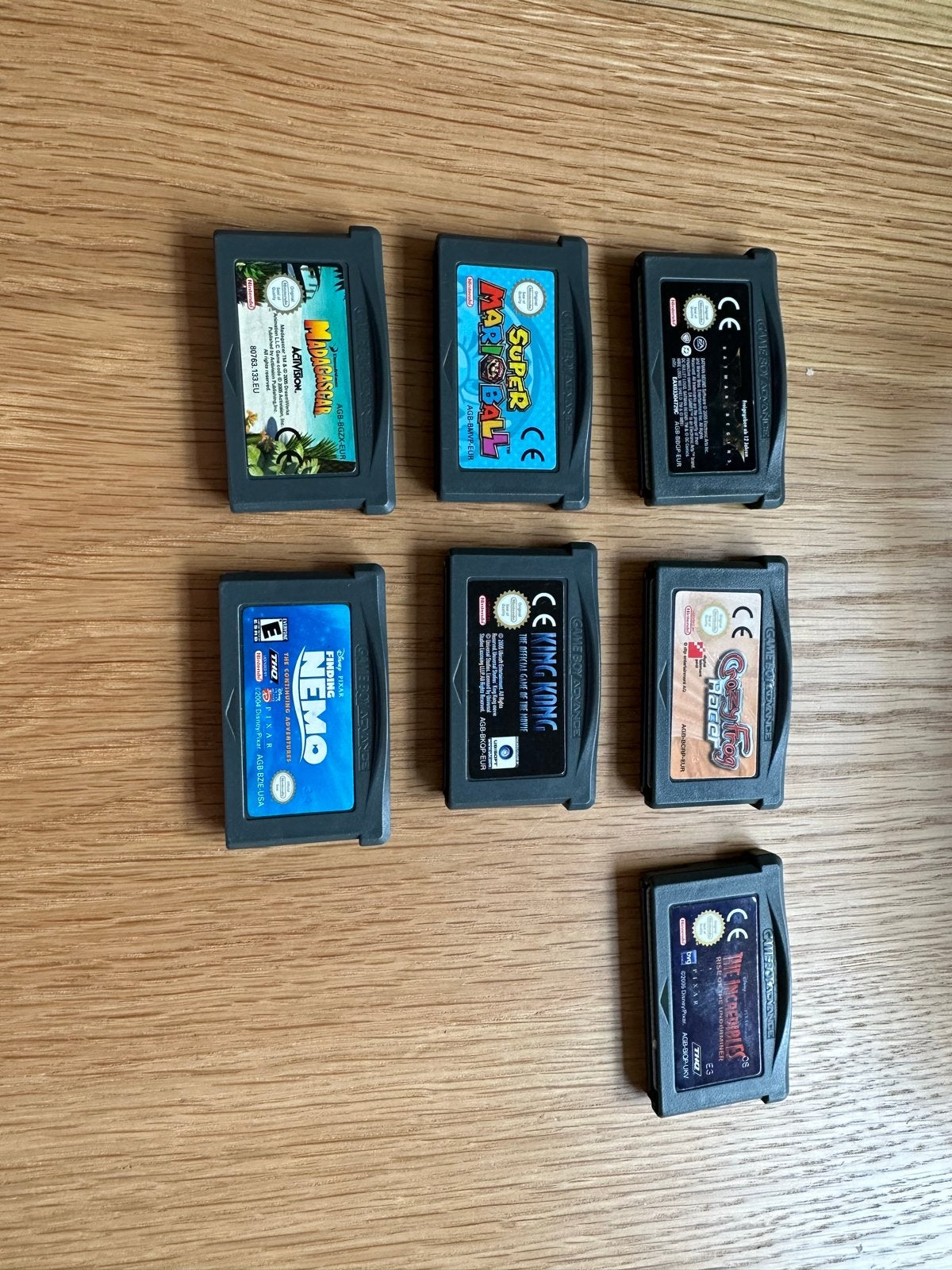 Gameboy Advance Spelletjes met boekjes, Gebruikt, Overige genres, 1 speler, Ophalen of Verzenden