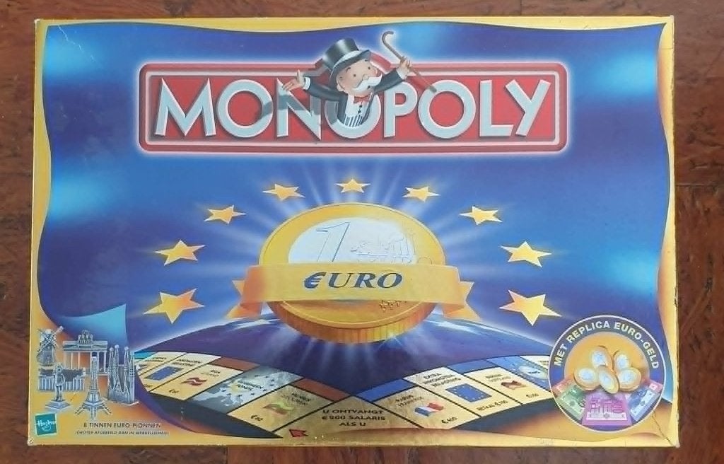 monopoly 1 euro van parker, Hobby en Vrije tijd, Gezelschapsspellen | Bordspellen, Ophalen of Verzenden, Gebruikt, Parker