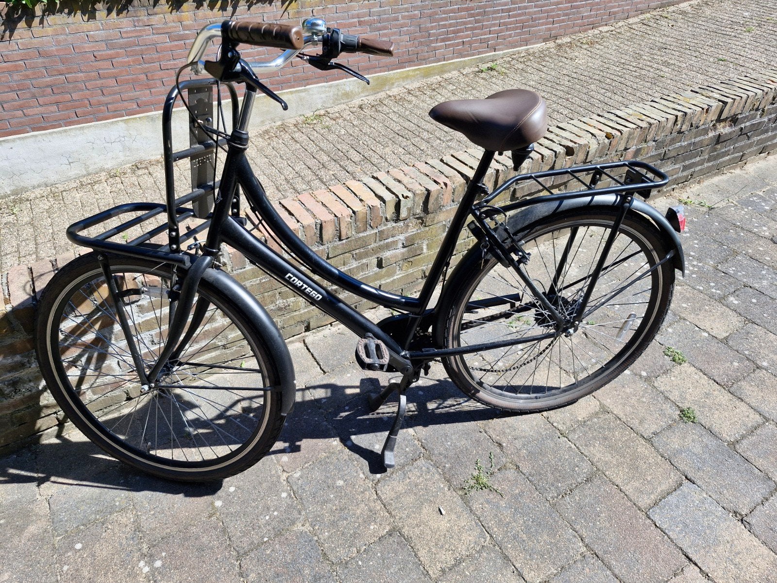 Cortego Damesfiets met voordrager - Opknapper!, Fietsen en Brommers, Fietsen | Dames | Damesfietsen, Velgrem, Versnellingen, Ophalen