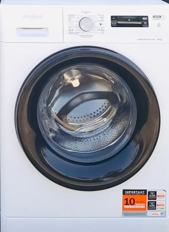 Mooie, Whirpool Wasmachine 8KG in top staat A+++, Ophalen, 1200 tot 1600 toeren, 8 tot 10 kg, Zo goed als nieuw