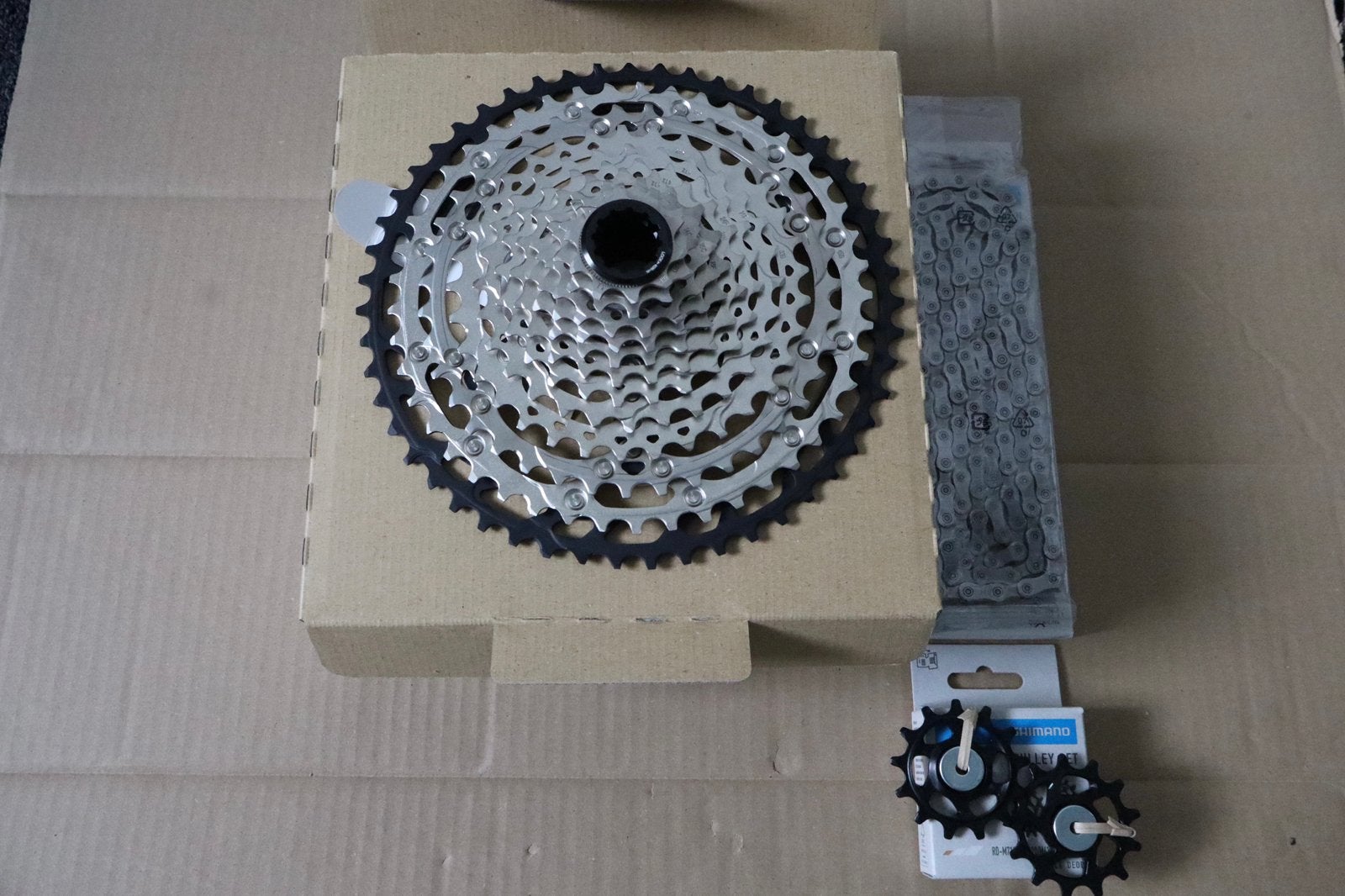 Shimano Slx CN-M7100 12s 10-51 cassette incl ketting, Ophalen, Nieuw, Derailleur of Ketting, Aluminium