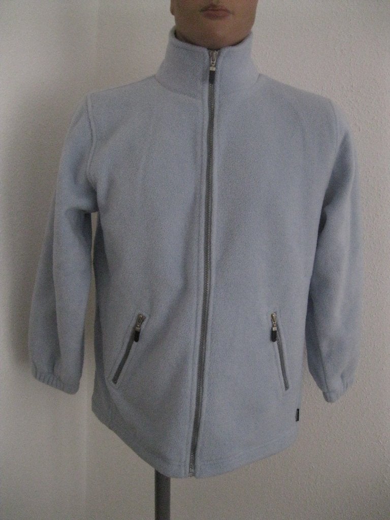 maat M, (40-42), 1 lichtblauw Hummel fleece jasje, 68 cm., Maat 38/40 (M), Blauw, Ophalen of Verzenden, Hummel