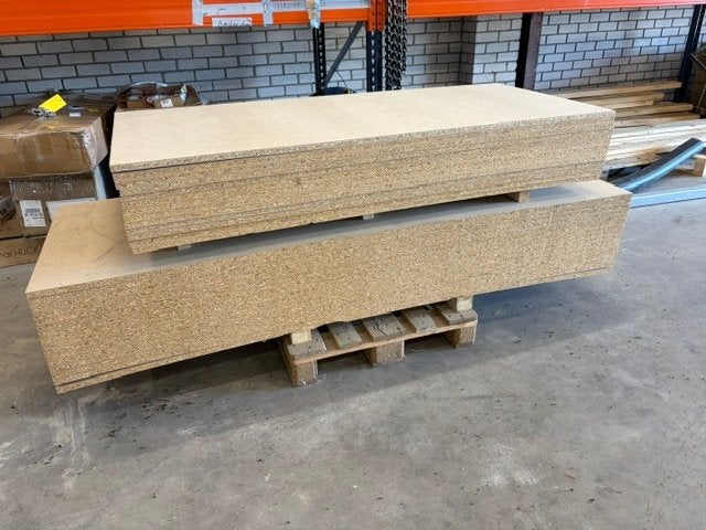 Spaanplaat 22 mm legborden stelling, Ophalen, Nieuw