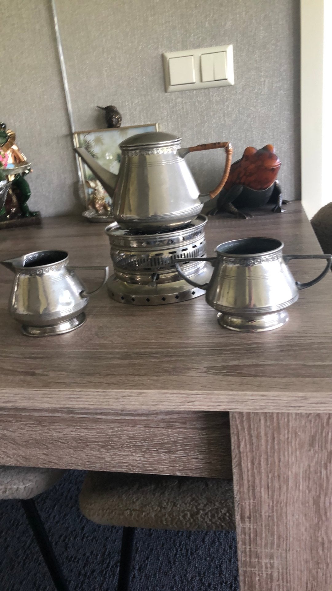 Leuk oud setje van JN Daalderop uit Tiel, Huis en Inrichting, Ophalen, Zo goed als nieuw, Overige materialen, Pot, Bus of Blik