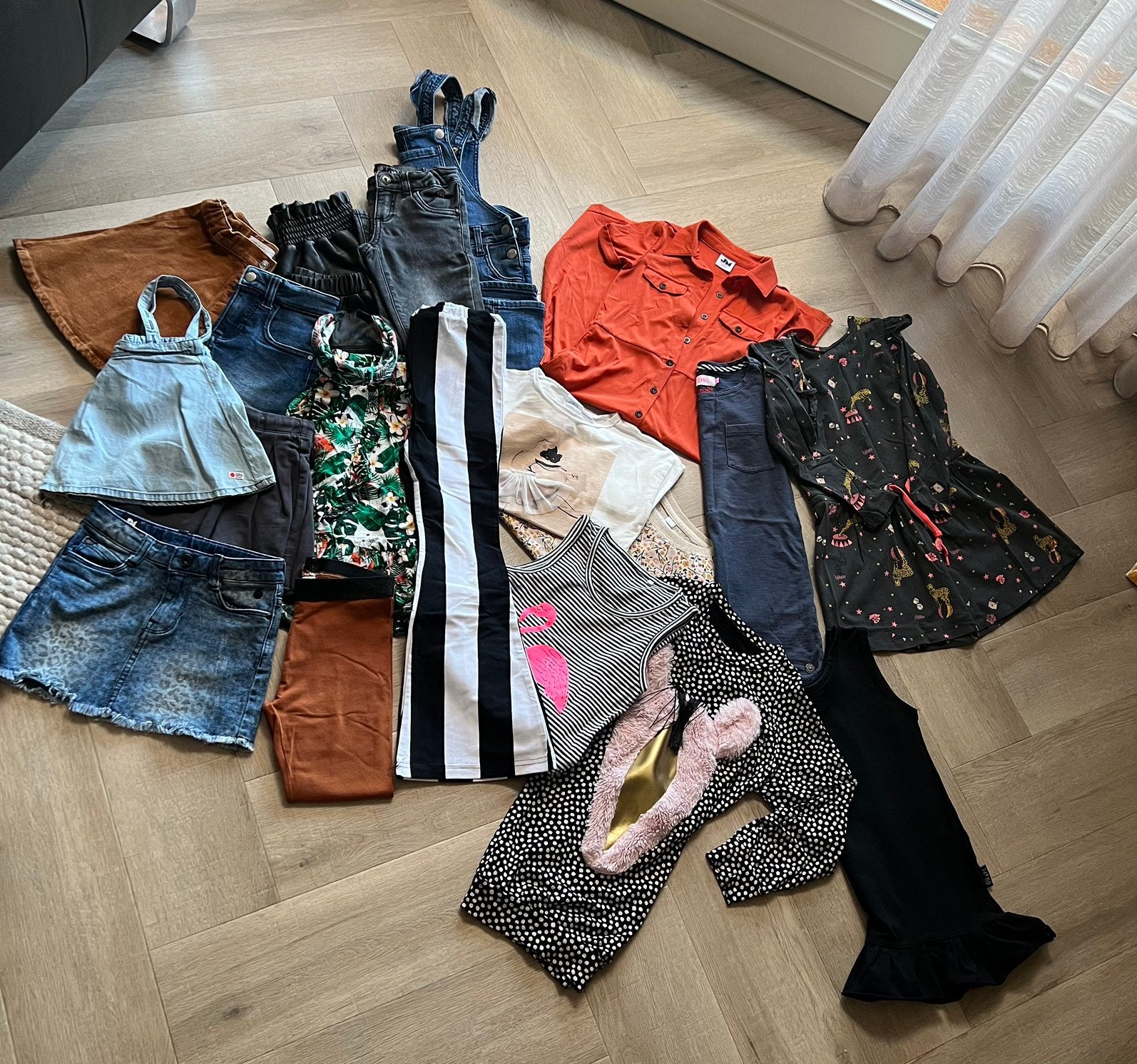Leuke set meiden kleding, Ophalen of Verzenden, Zo goed als nieuw, Maat 116