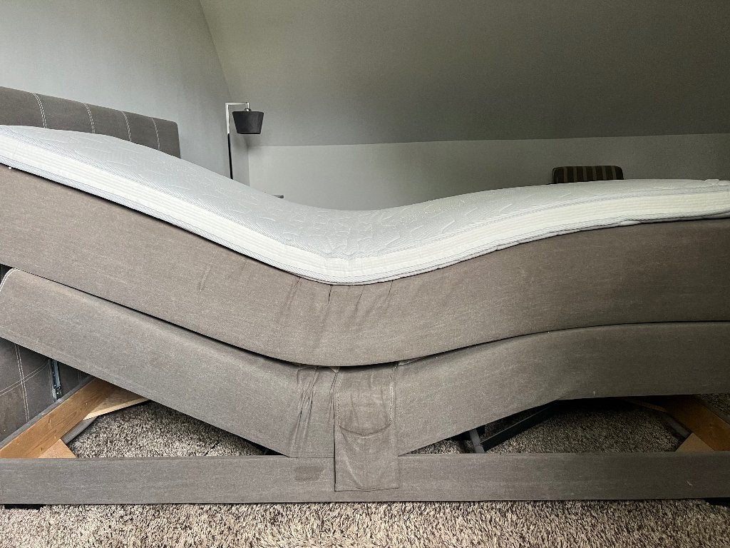 Bed elektrische boxspring, Ophalen, Gebruikt, Tweepersoons, 200 cm