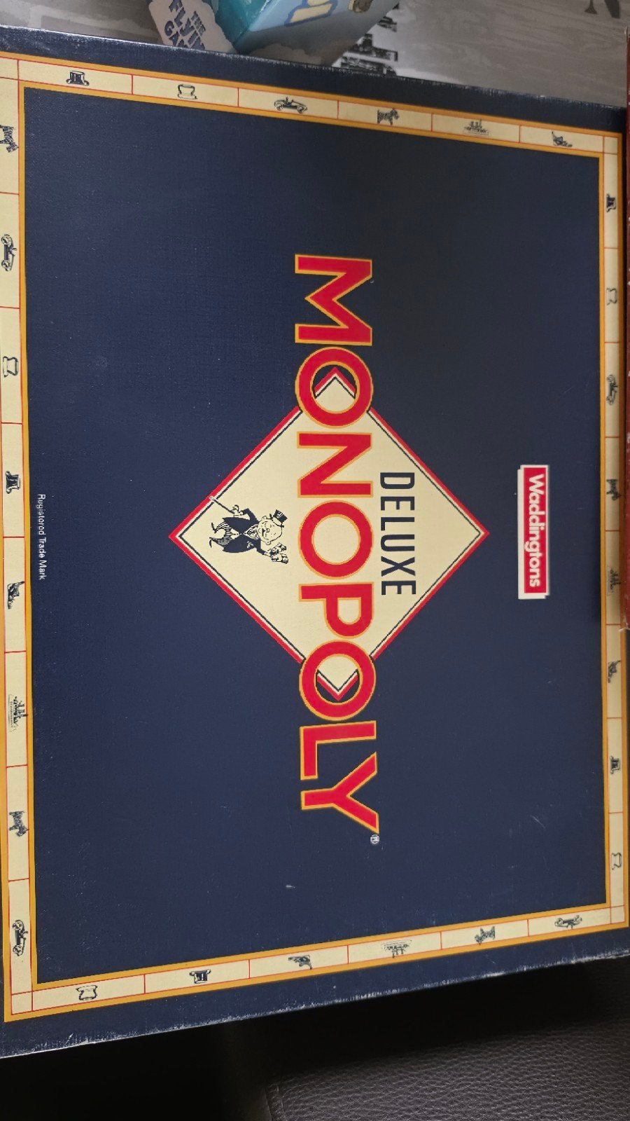 Monopoly Deluxe Editie - Vintage Londen Uitgave, Hobby en Vrije tijd, Ophalen of Verzenden, Gebruikt, Waddingtons