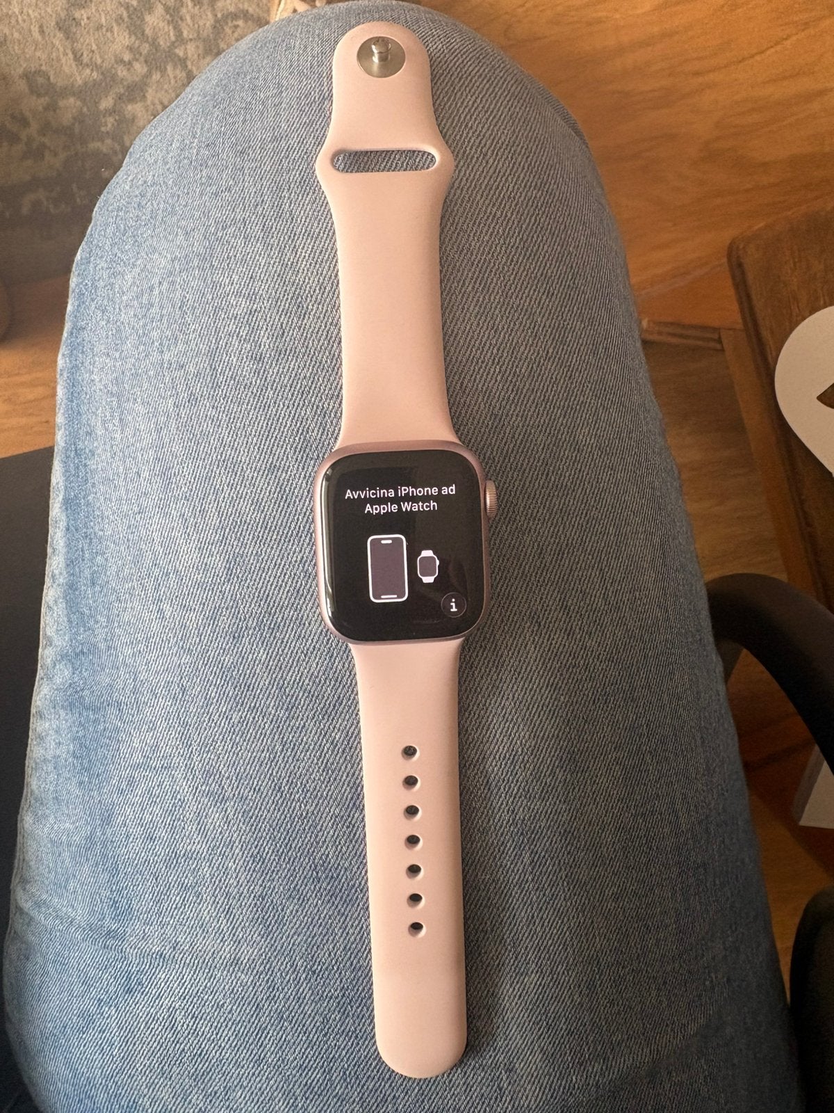 Apple Watch serie 9, Sieraden, Tassen en Uiterlijk, Smartwatches, Ophalen of Verzenden, Zo goed als nieuw, Roze, IOS