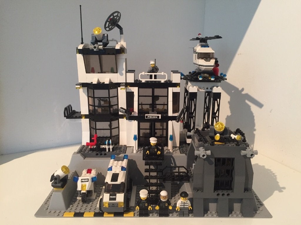 LEGO City 7237 Politiebureau met minifiguren, Kinderen en Baby's, Speelgoed | Duplo en Lego, Compleet, Lego, Ophalen of Verzenden