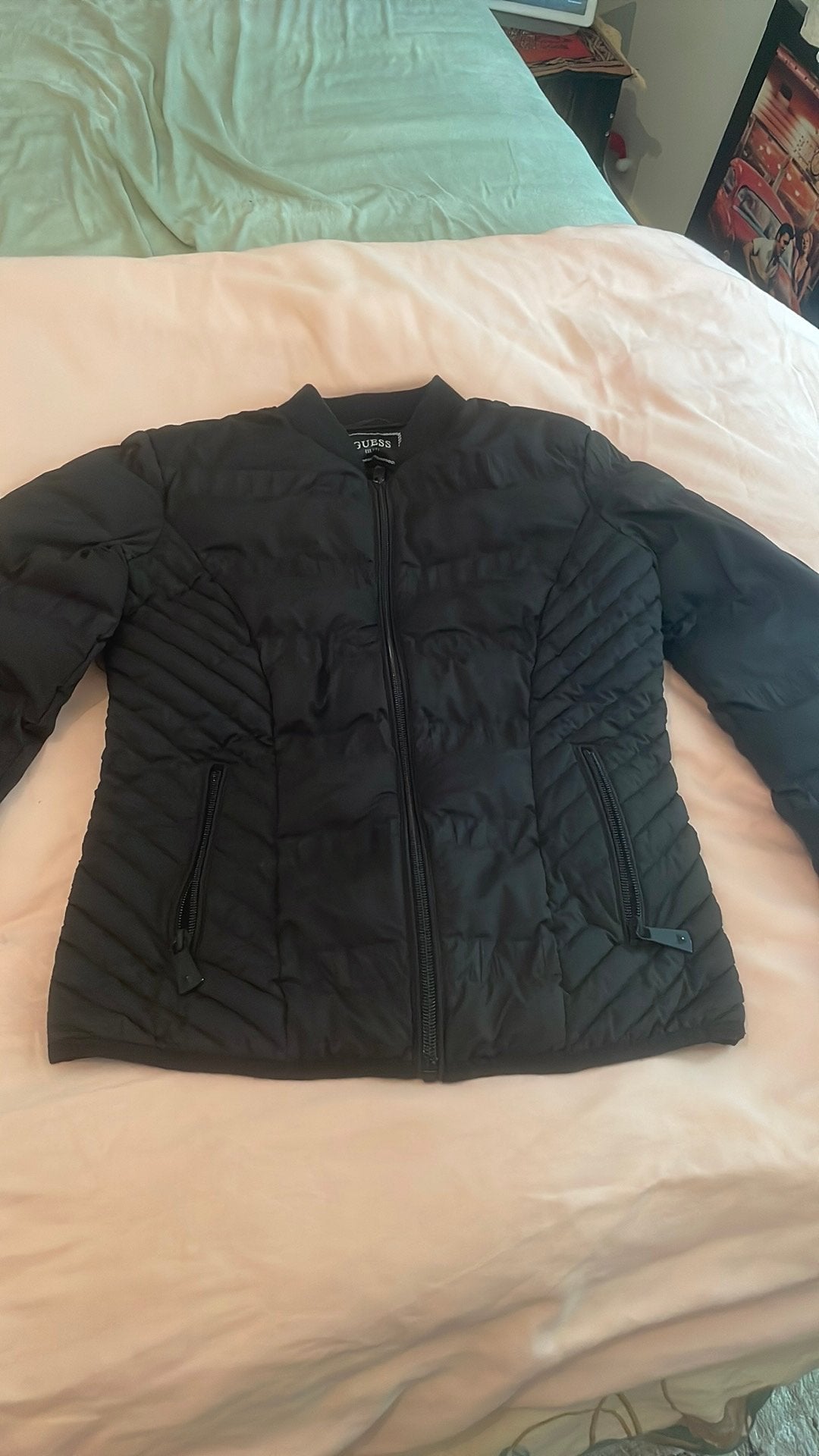 Jasje Guess nieuw staat zwart S, Ophalen of Verzenden, Zo goed als nieuw, Maat 36 (S), Zwart