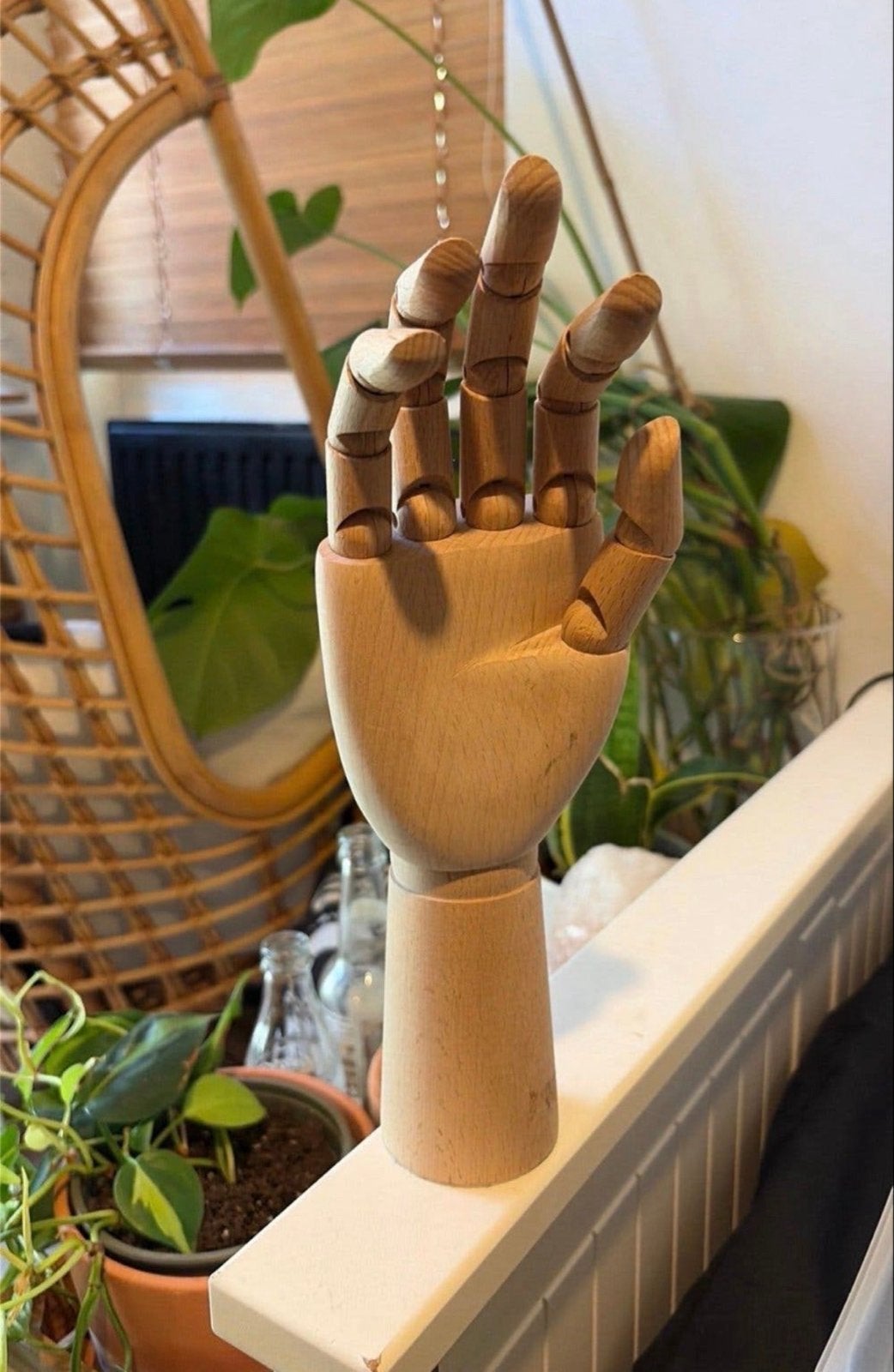 Houten paspop hand - Decoratieve hand, Hout, Ophalen of Verzenden, Zo goed als nieuw, Modern